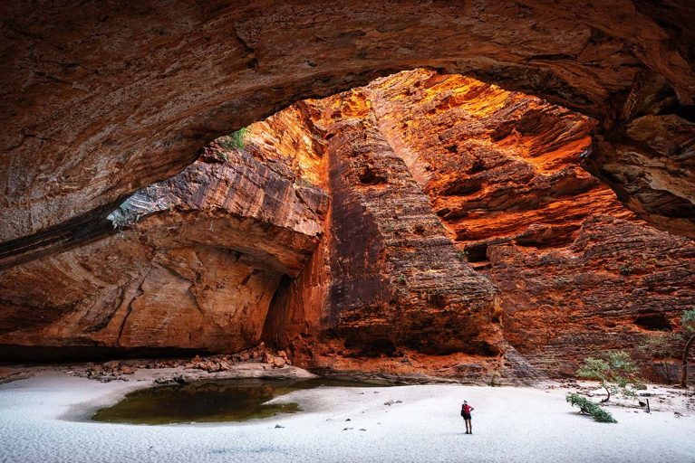 4 Cathedral Gorge is a natural ampitheatre with incredible acoustics and amazing rock formations, located in Purnululu National Park, The Bungle Bungles - Day 10