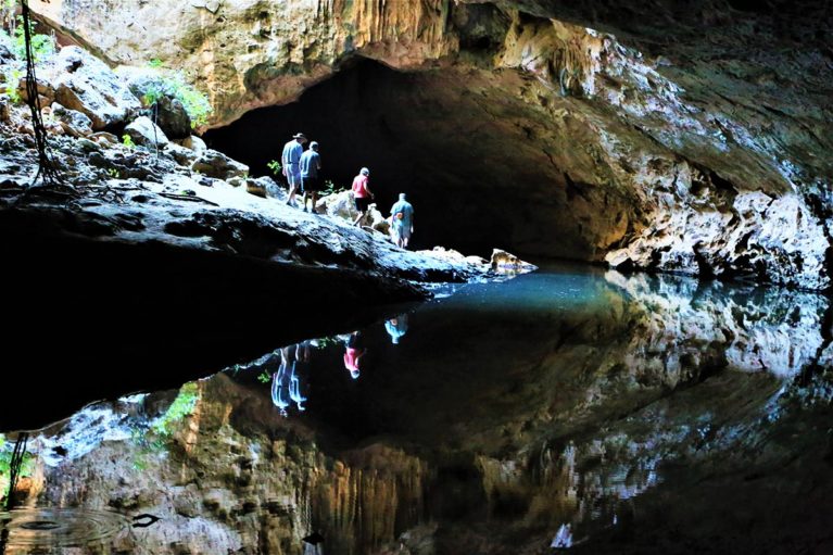 Dimalurru (Tunnel Creek) is a 750m cave walk, wading through water underground. Learn of the Bunuba Resistance & Jandamarra, a freedom fighter's last stand