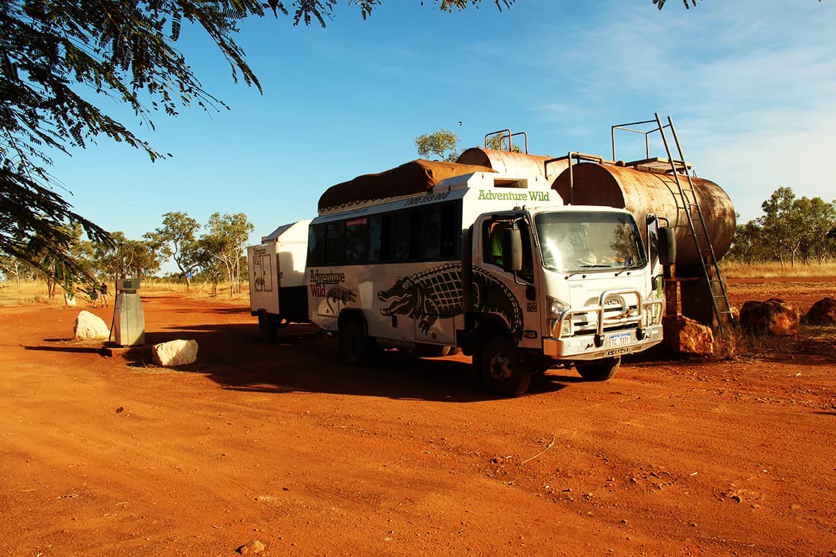 Adventure Wild Kimberley Tours visit Imintji store on the Gibb River Road, supporting local communities