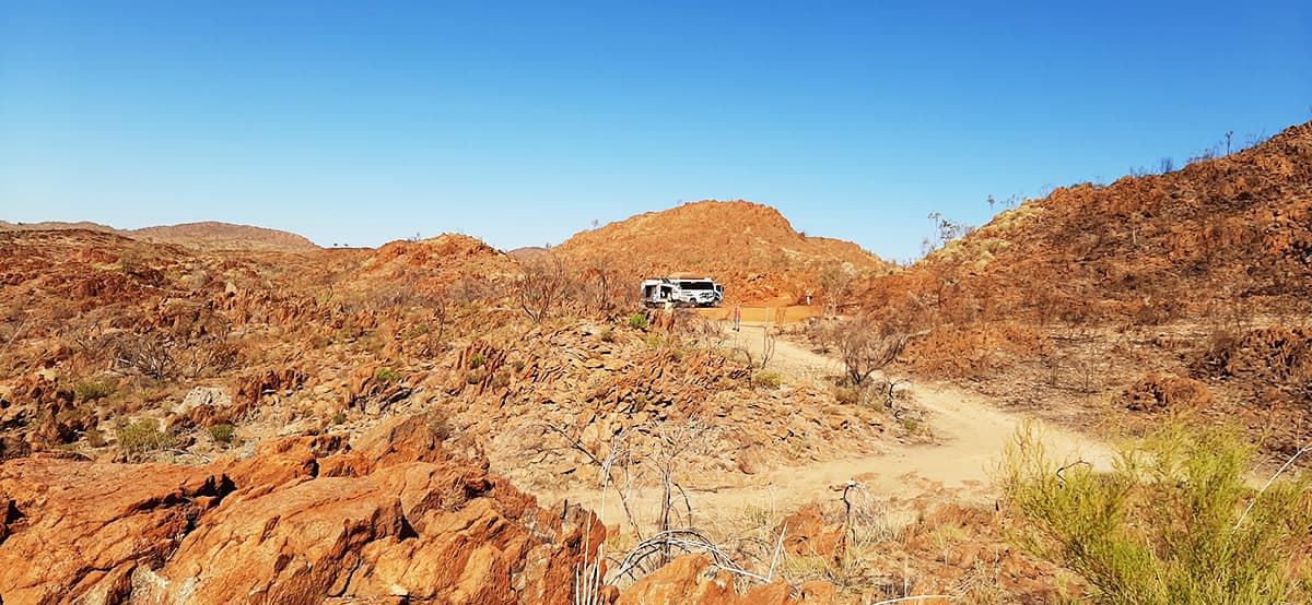 Adventure Wild Kimberley Tours wind their way through rugged Kimberley ranges on the Gibb River Road.