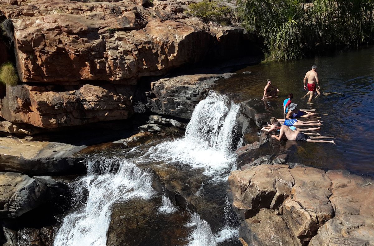 Bell Gorge - Enjoying the view