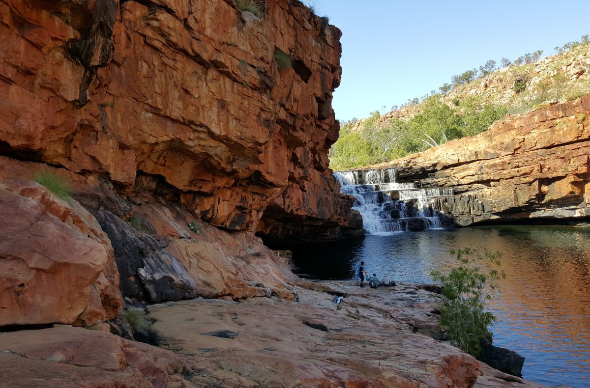 Bell Gorge swimming hole to ourselves - worth the effort