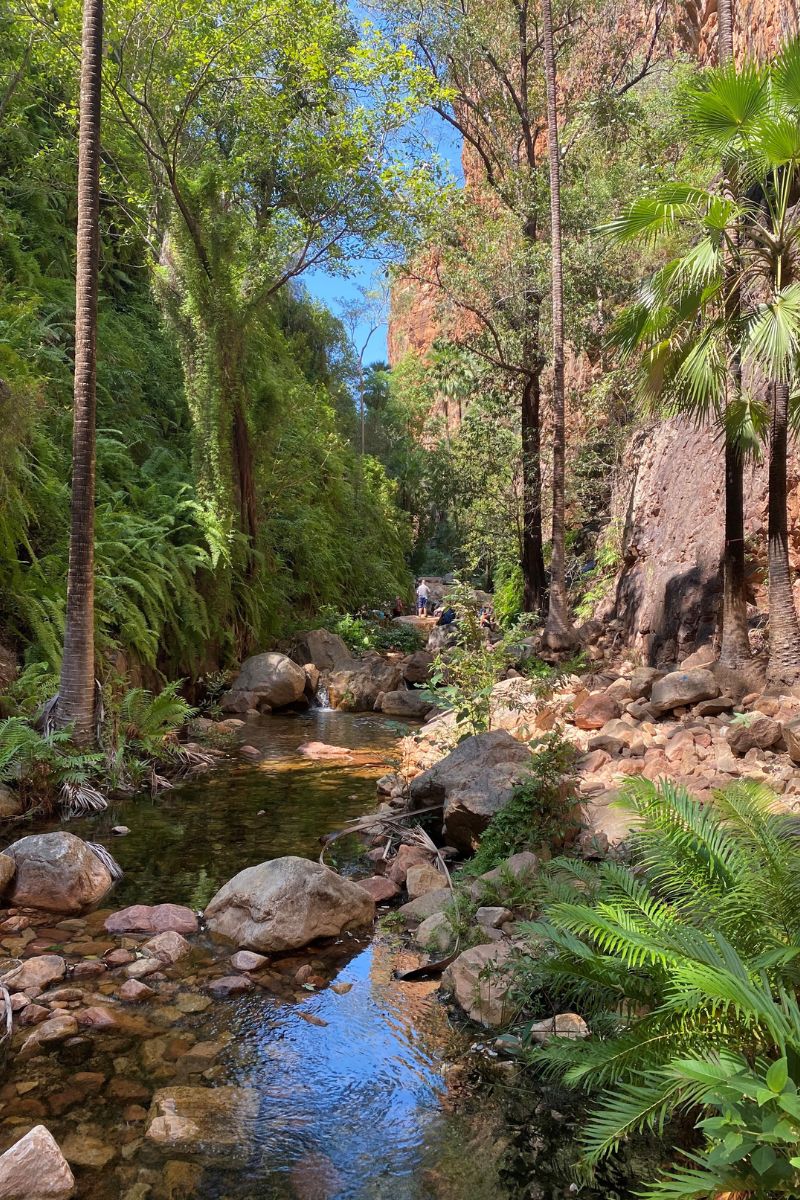 El Questro Gorge - a rocky path with stunning views