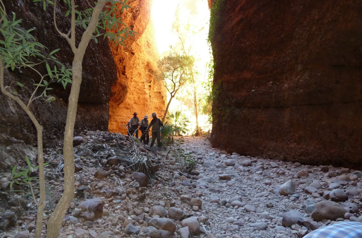 Hiking into Echidna Chasm - Purnululu National Park