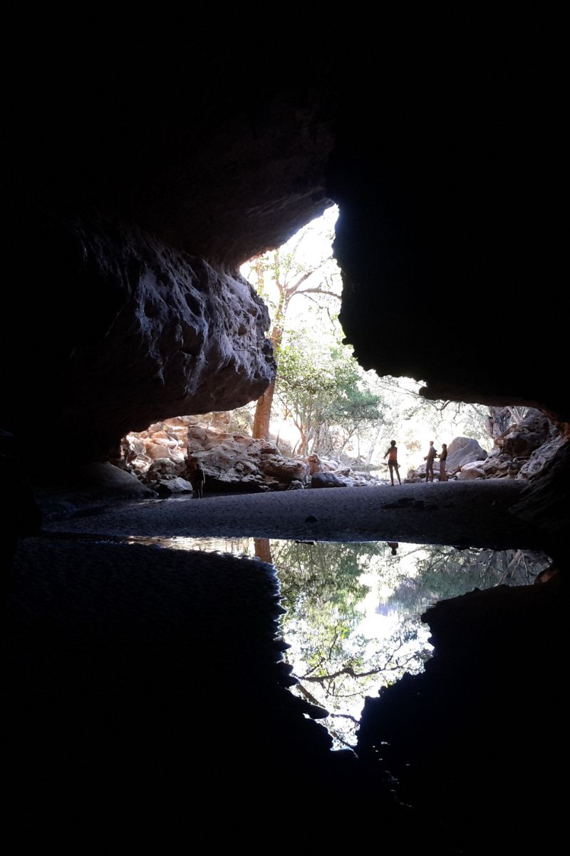 Literally the light at the end of Tunnel Creek as you exit the underground system