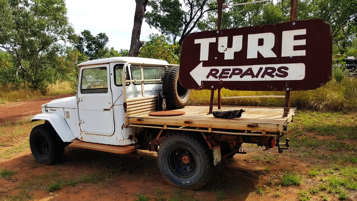 Over the Range Tyre Repairs is located on the Gibb River Road & in high demand during the Dry Season.
