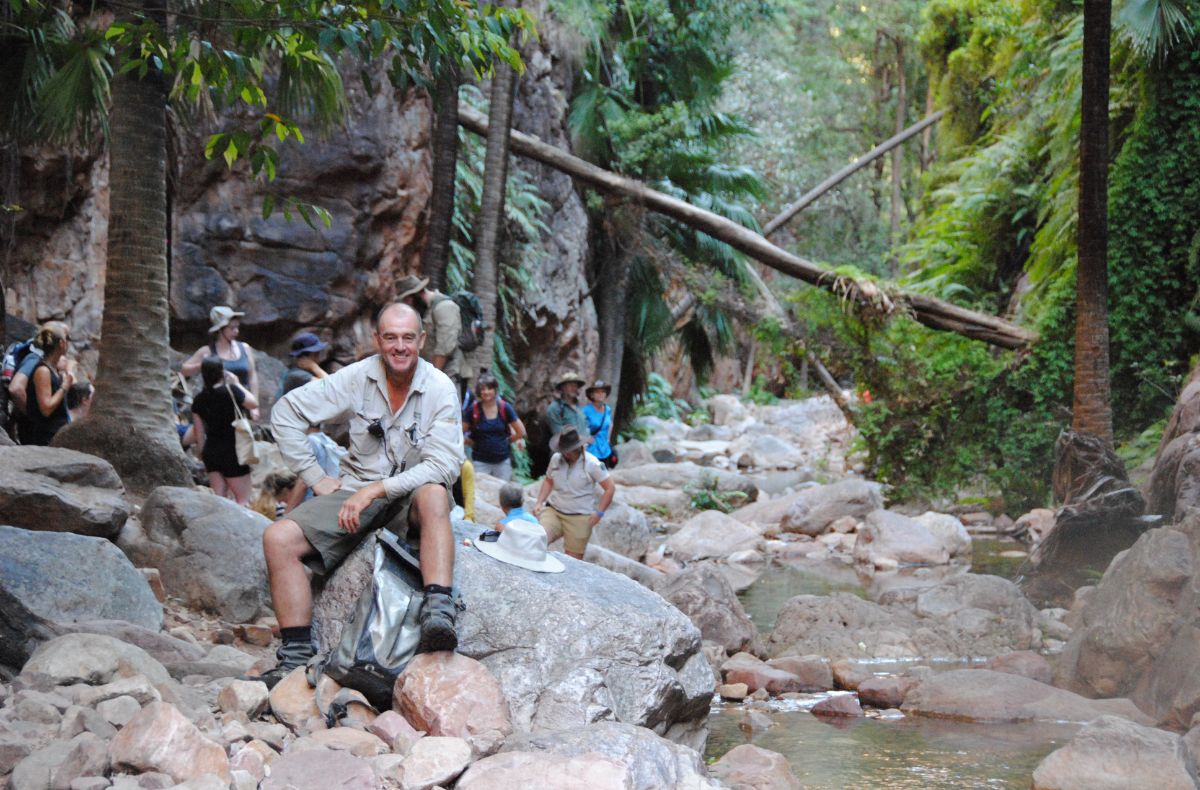 With two experienced guides on each tour, we maximise safety on all walks like El Questro