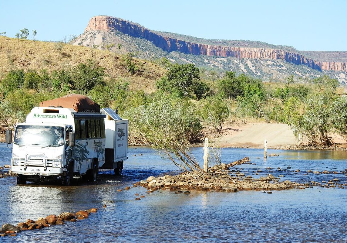 1 Crossing the Pentecost River is an iconic memory for all travellers on the Gibb River Road. Adventure Wild guests are no exception. - Day 5
