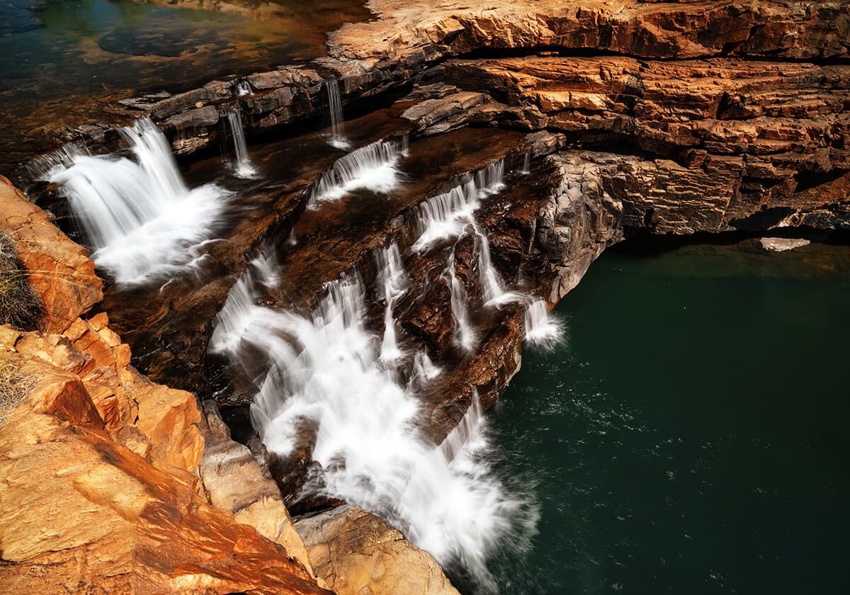Bell Gorge on the Gibb River Road is a tiered waterfall & safe swimming hole not to be missed whilst in the Kimberley