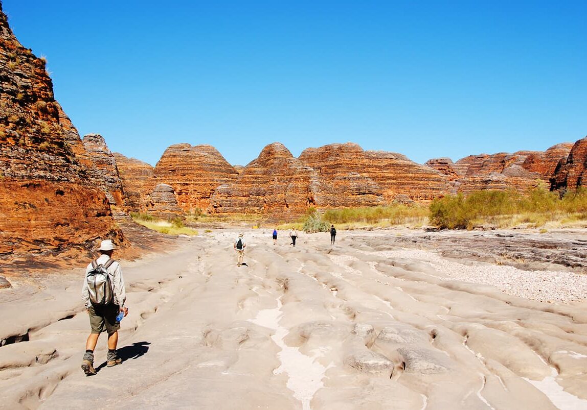 Exploring Picaninny Creek & the conical beehive domes of the Bungle Bungles, Purnululu National Park, the Kimberley