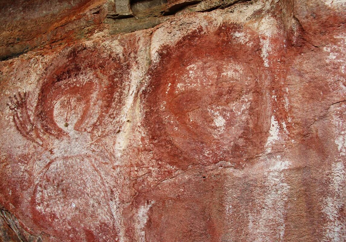 Indigenous art in the Kimberley dates back approximately 4000 years. Wandjina are cloud & rain spirits
